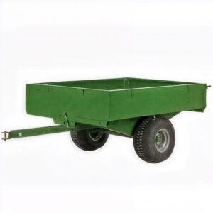 Francini FQ6 - Remorque en acier pour tracteur tondeuse - 150x110(h 25 cm)