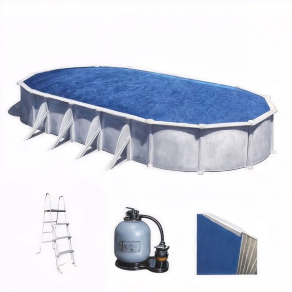 Gre Fidji Ovale 610x375x120cm - Piscine hors-sol en acier