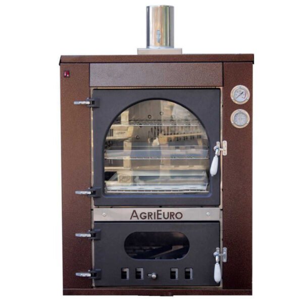 Magnus-100-deluxe-INC - Four à bois-en-acier-encastrable-cuivre-émaillé-Inox