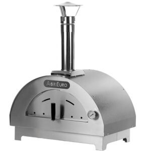 Quattro-stagioni - Four à bois-d'exterieur-pour-pizza-Anthracite-60x40-pour-1-pizza