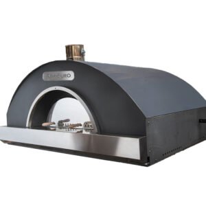 Top Line - Four à bois professionnel 10 pizzas en acier Inox - 200 pizzas/heure