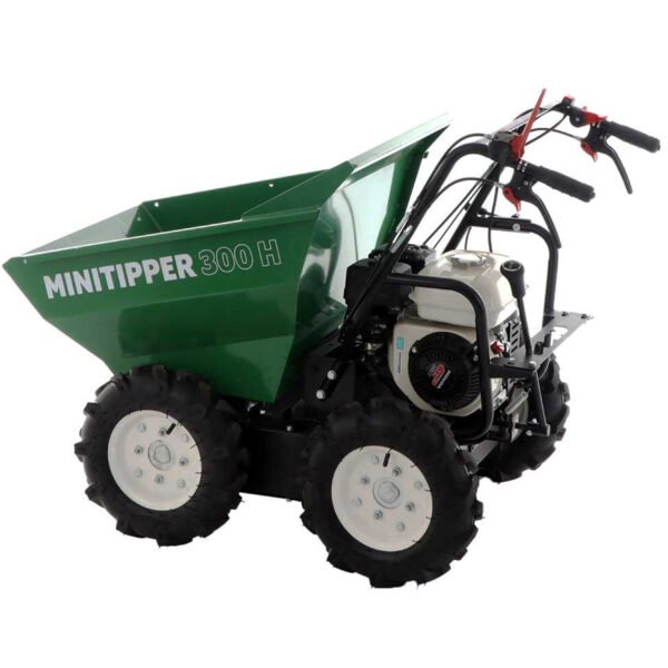 Brouette-4x4-Essence-Greenbay-Minitipper-300 H - Moteur-honda-GP160