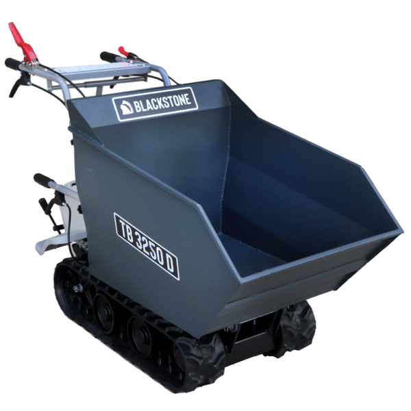 Brouette à chenilles-blackstone-TB-3250 D - Caisson-dumper-manuel-capacit-de-charge-maximale-320-kg