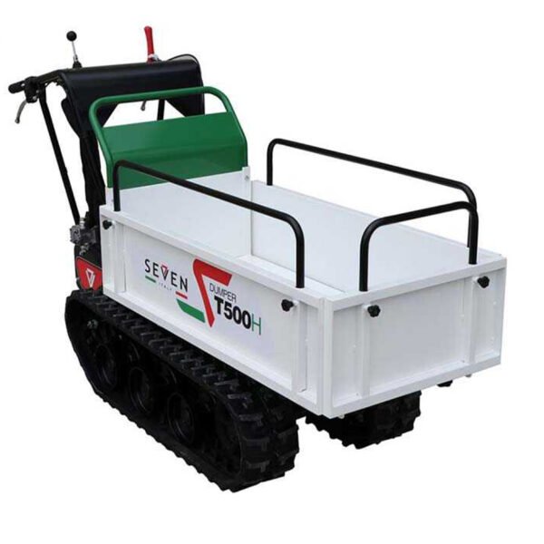 Brouette à chenilles-seven-italy-T500H-GX-benne-extensible-capacité-500-kg
