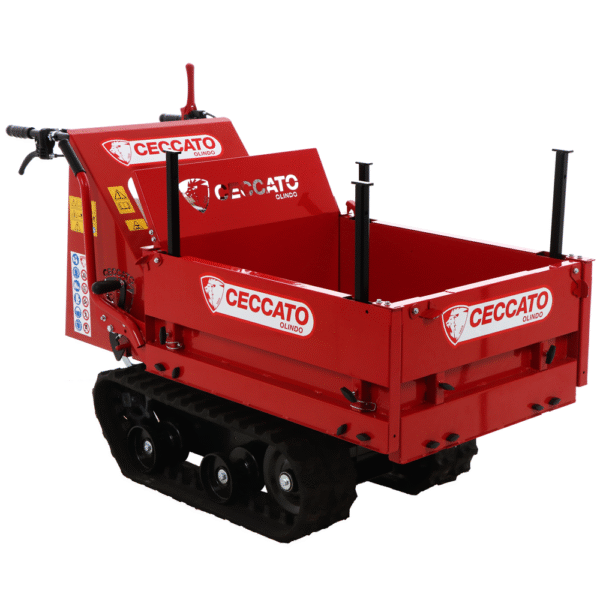 Brouette à moteur-CECCATO Cingolone - Benne-extensible-charge-350-kg