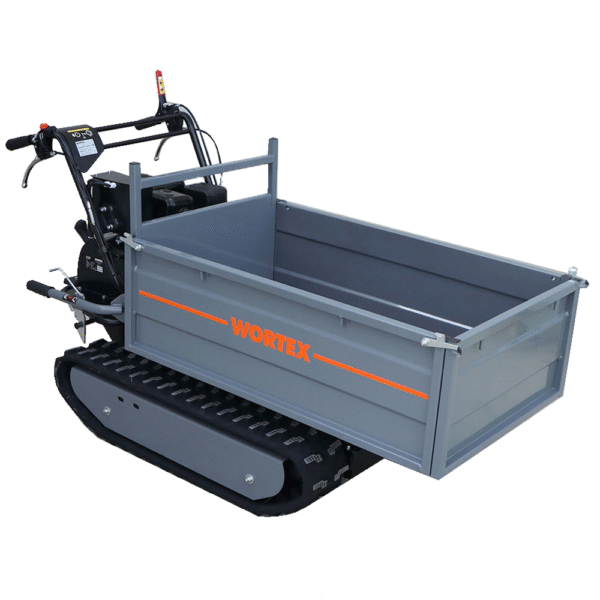 Brouette-motorisée à chenilles-Wortex-SFL-500-E-caisson-500-kg-démarrage-électrique