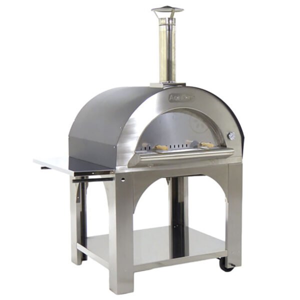 Cibus-Inox - Four à bois-pizza-d'exterieur-5-pizzas