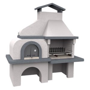 Edilmark-pizza-party-barbecue-et-four-bois-et-charbon en maçonnerie