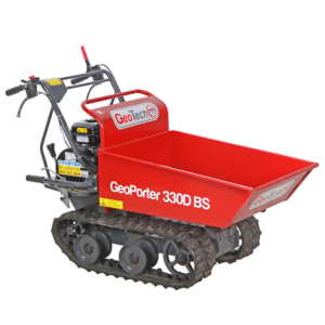 GeoTech-GeoPorter-330D-BS-brouette à moteur-benne-dumper-charge-300-kg