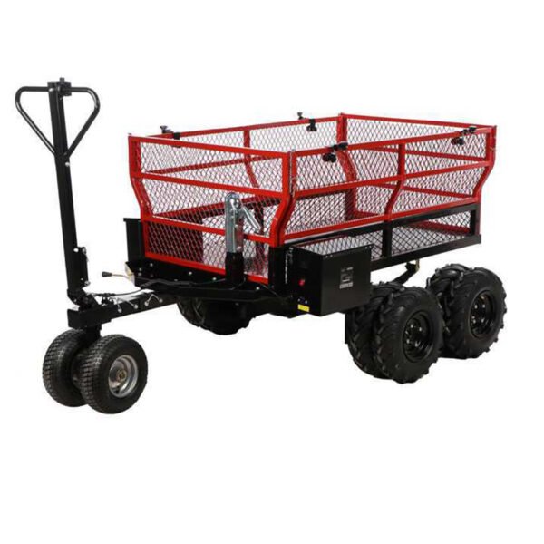 GeoTech-Pro-E-truck-600-chariot-remorque-électrique à batterie-48v-15Ah