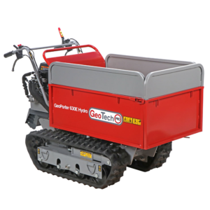 GeotechPro-GeoPorter-630E-hydro-brouette à moteur-sur-chenilles-benne-extensible-hydraulique-600kg