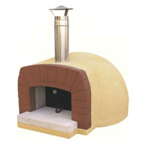 Linea-vz-Etna - Four à bois-d'exterieur-avec-plan-de-cuisson-85-cm - Capacité-de-cuisson-3-pizzas